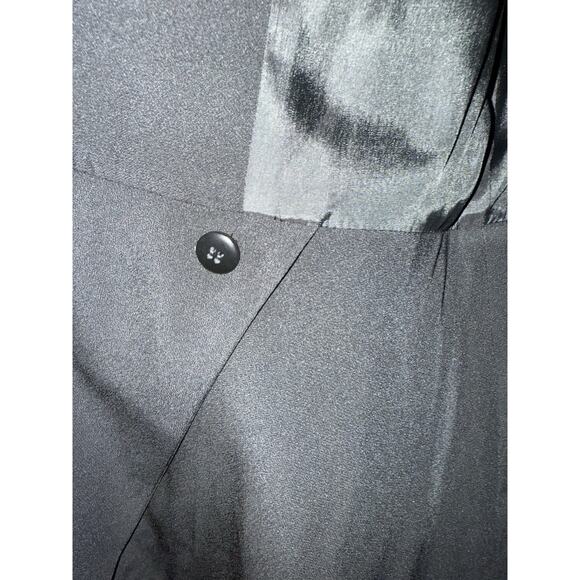 RDM by Rue du Mail Chic Sexy Black Clubwear Leather Zip Front Vest size 40 - Picture 6 of 11